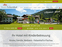 Tablet Screenshot of felsenhof.com