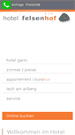 Mobile Screenshot of felsenhof.at